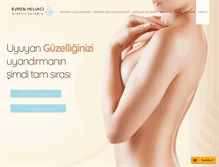 Tablet Screenshot of evrenhelvaci.com